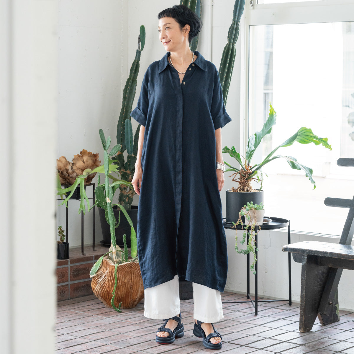 投げ売り‼︎【新品未使用】ピノーレ　アンサンブル　サイズ38 CONCRETE-61238-NAVY – NO NAME