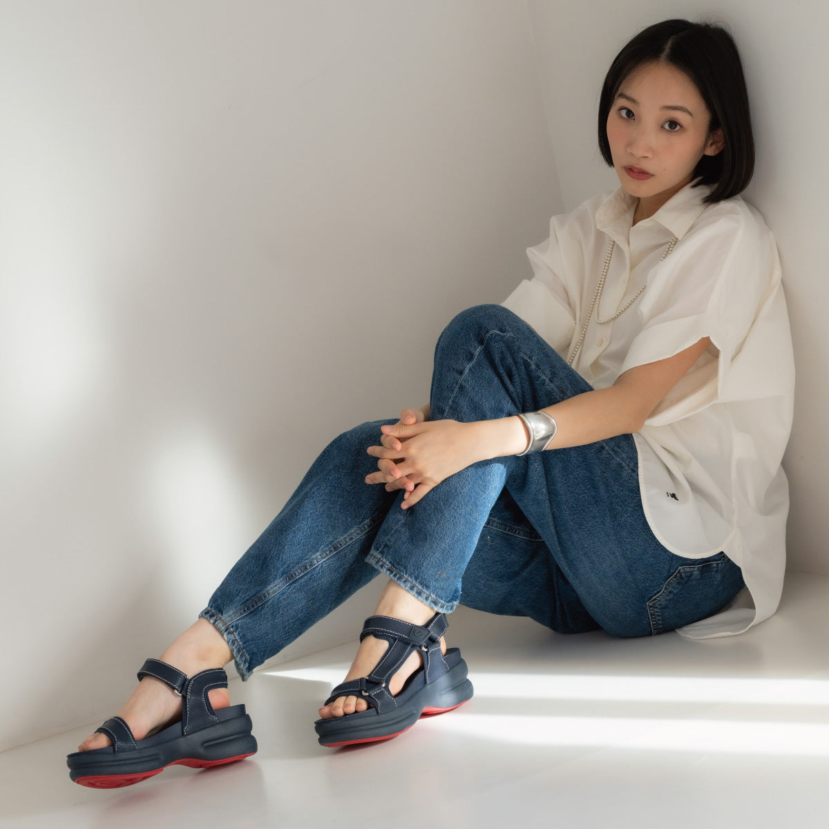 投げ売り‼︎【新品未使用】ピノーレ　アンサンブル　サイズ38 CONCRETE-61238-NAVY – NO NAME
