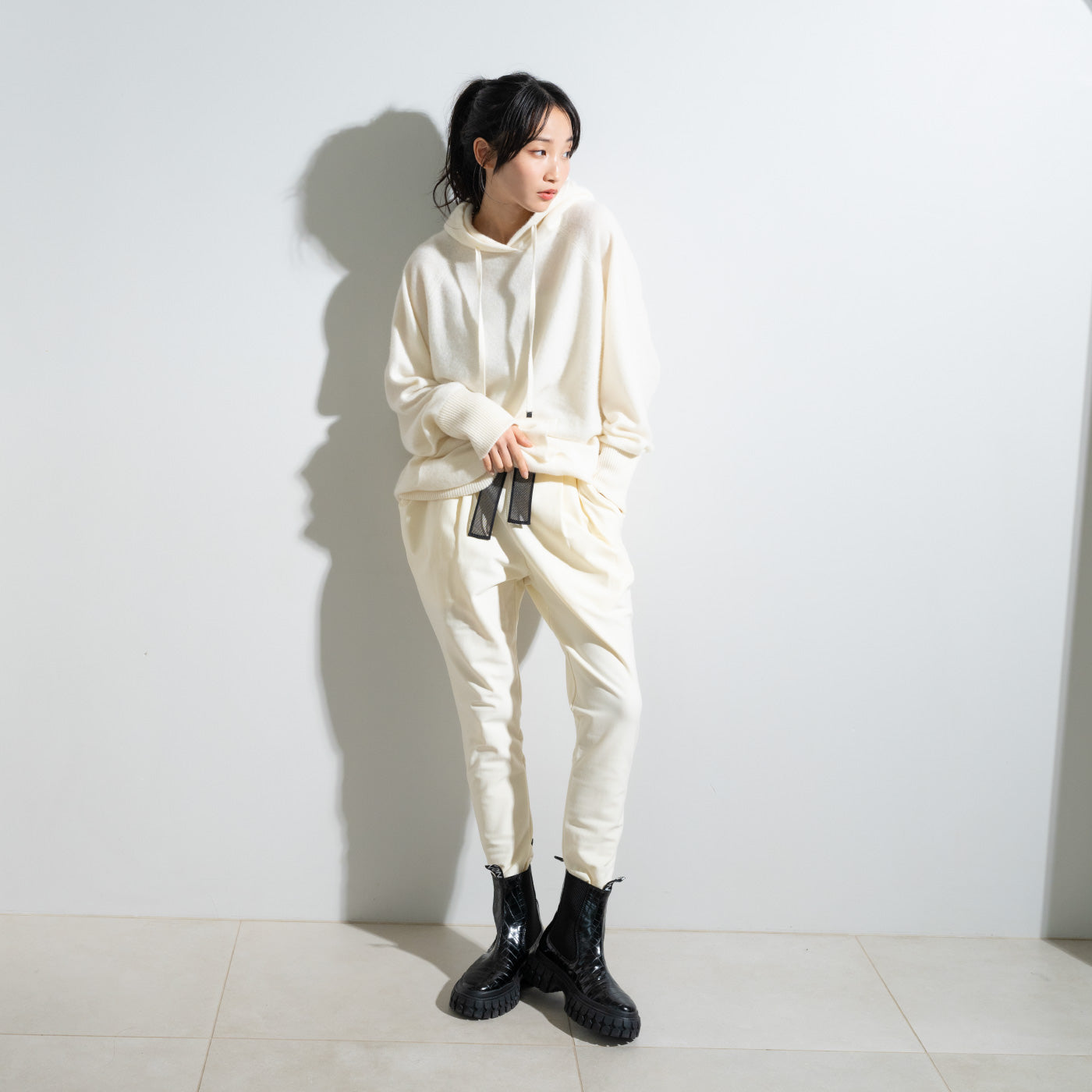 限定コラボ NO NAME GRAVITEE クロコ調ラディットソールブーツ 限定コラボ NO NAME GRAVITEE クロコ調ラディットソールブーツ36